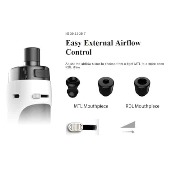 Easy external airflow control