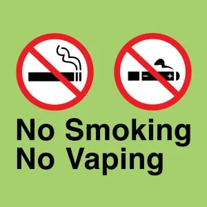 no vaping no smoking
