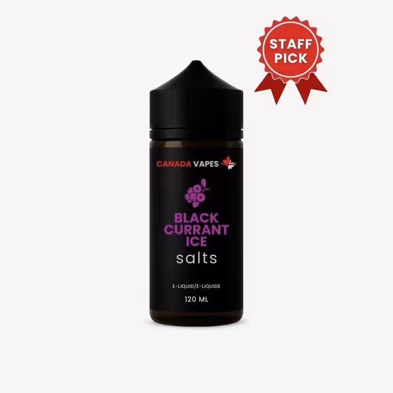 blackcurrant ice nic salts vape juice canada vapes