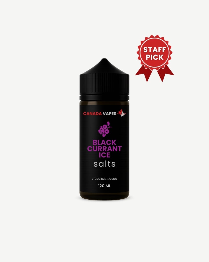 blackcurrant ice nic salts vape juice canada vapes