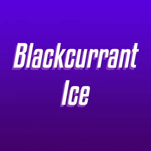 Blackcurrant ice e liquid