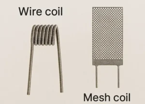 mesh vs wire coils