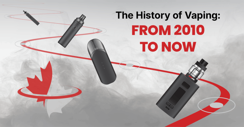 history of vaping canada vapes