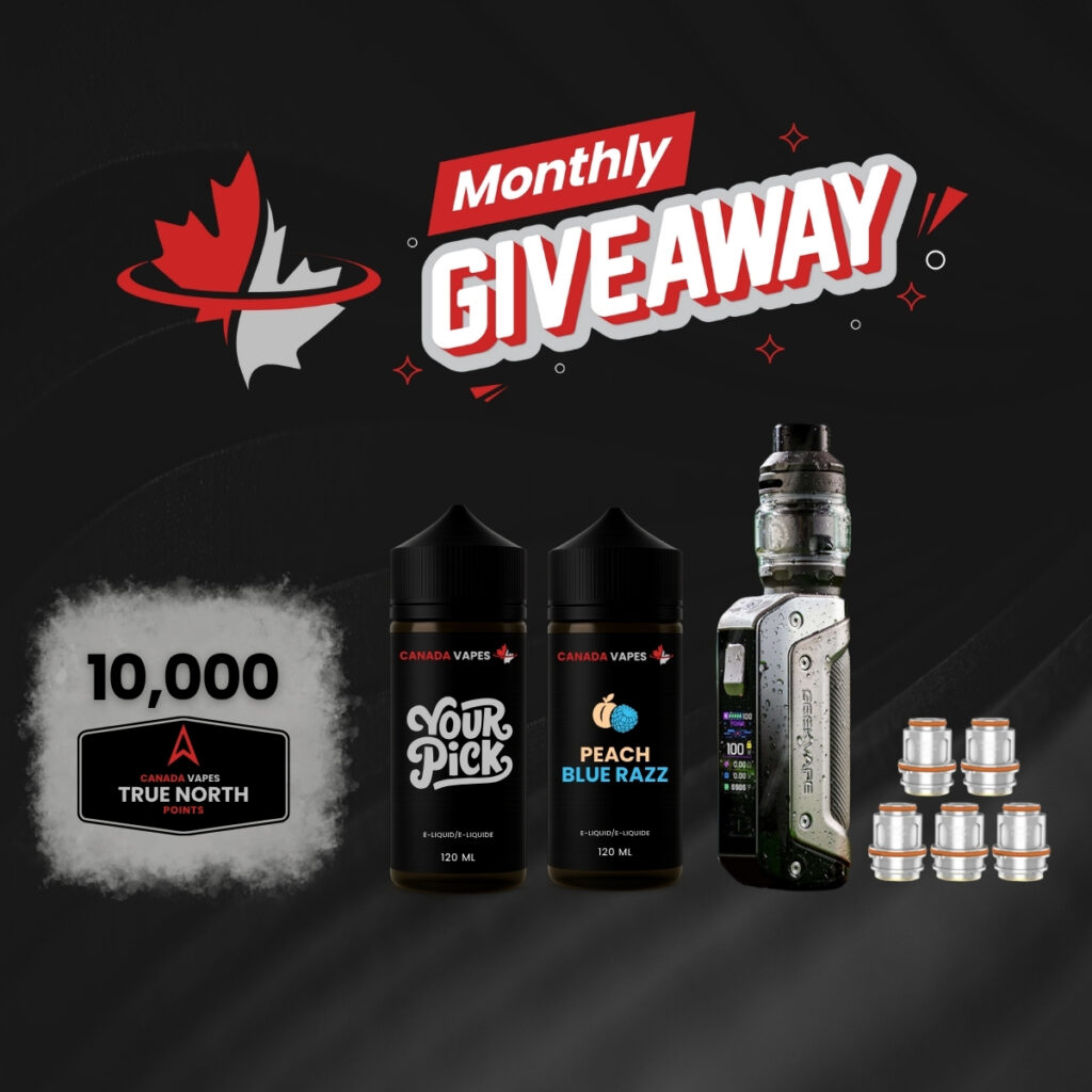 monthly vape giveaway canada vapes