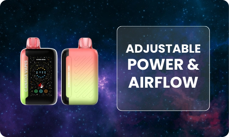 Adjustable power and airflow CV SUPERNOVA