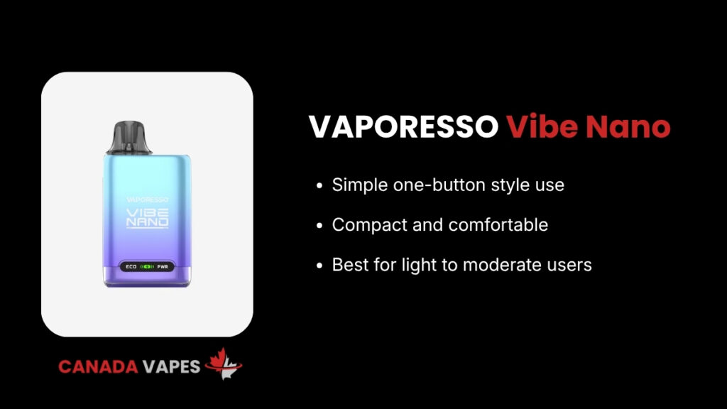 vaporesso vibe nano